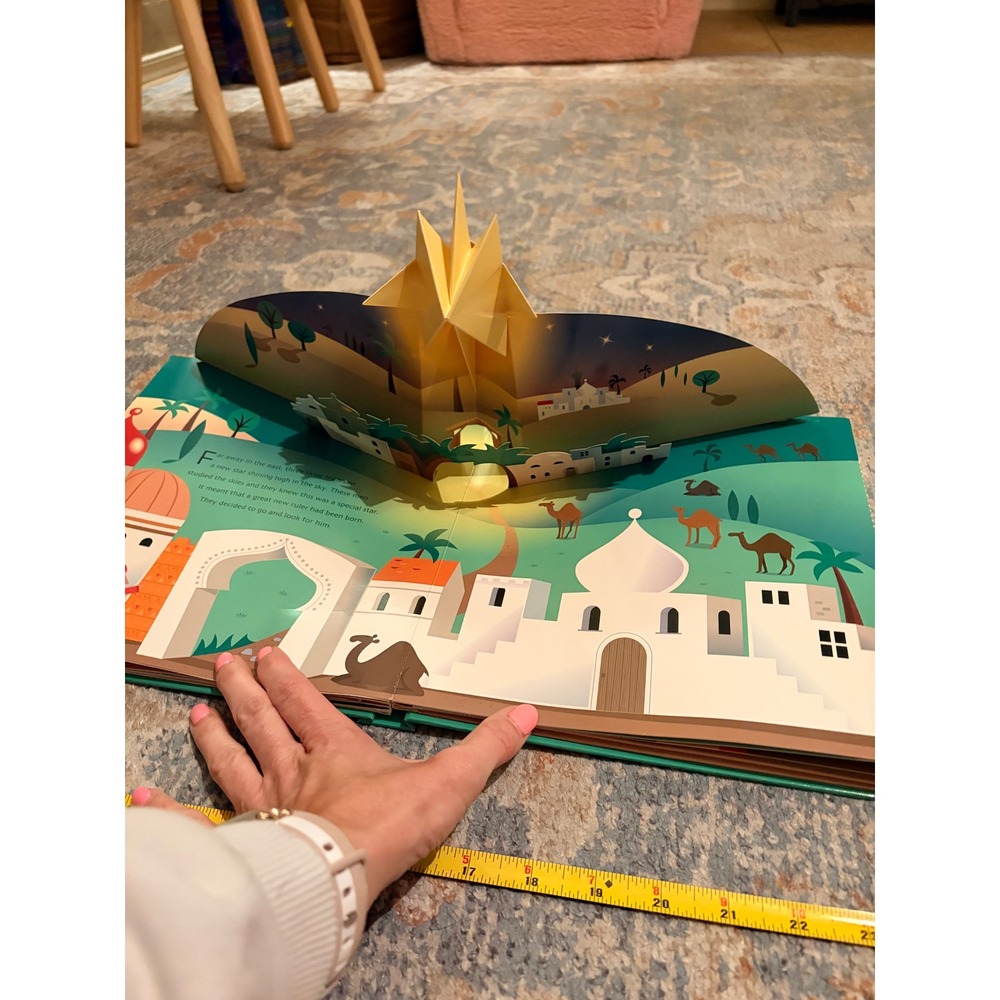 The Christmas Story: Pop-up Nativity Book with Nativity Scene Toddler Kids Book - Picture 5 of 9